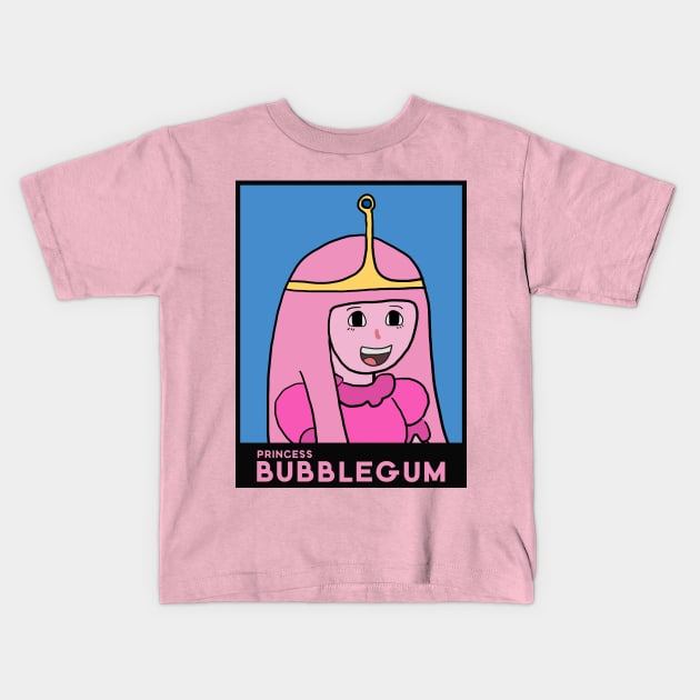 Princess Bubblegum Ugly face Kids T-Shirt by HijriFriza